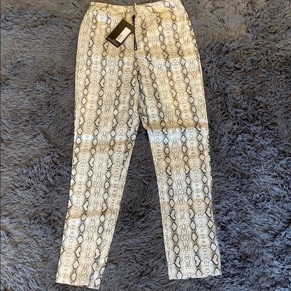 PLT snake skin leather pants - Picture 5 of 5